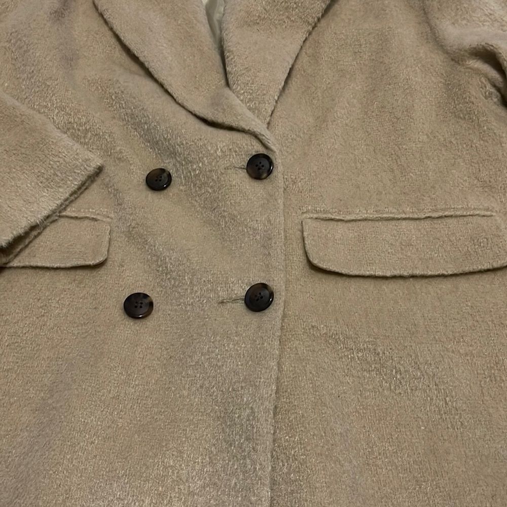 ASOS Cream Teddy Jacket - Picture 5 of 8